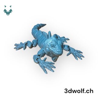 Grosser 3D-gedruckter Leguan von Toonz Factory – 48 cm