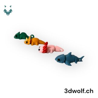 Mini-Tier Schlüsselanhänger