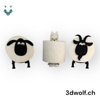 WC Papierrollen Halter – Tier Design