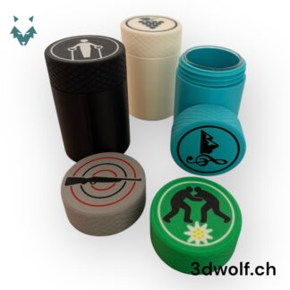 Weinbecherhalter ohne Schlüsselanhänger mit Vereislogo